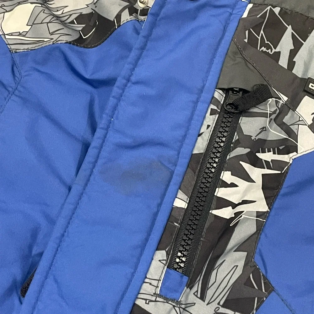 Oshkosh Blue Hooded Winter Jacket 5/6